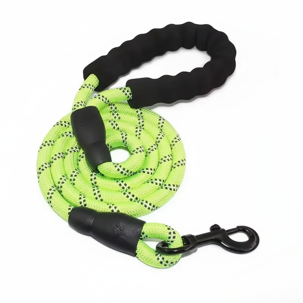Reflexní vodítko pro psy s pohodlnou polstrovanou rukojetí