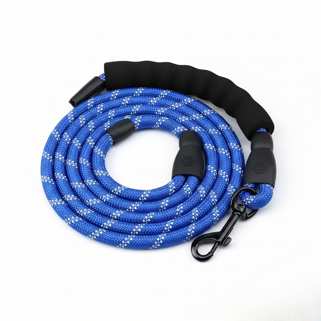 Reflexní vodítko pro psy s pohodlnou polstrovanou rukojetí